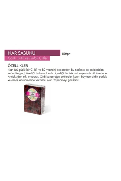 Fitoderman Nar Sabunu 150 Gr