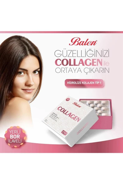 Balen Collagen Kollajen Hidrolize Tip 1 800 Mg 60 Tablet X 3 Adet - 3