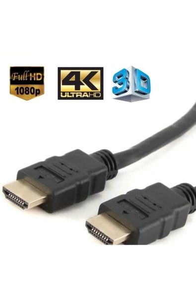 Powermaster 10 Metre Hdmı Tv Kablosu 3d Gold Uçlu 28awg Hdmi (3D 4K ULTRA FULL HD)