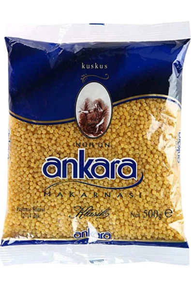 Ankara Makarna Ankara Kuskus 500 G X 20 Adet 10 Kg