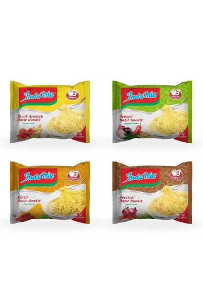 İndomie 40'lı Mix Pack Hazır Noodle Paket