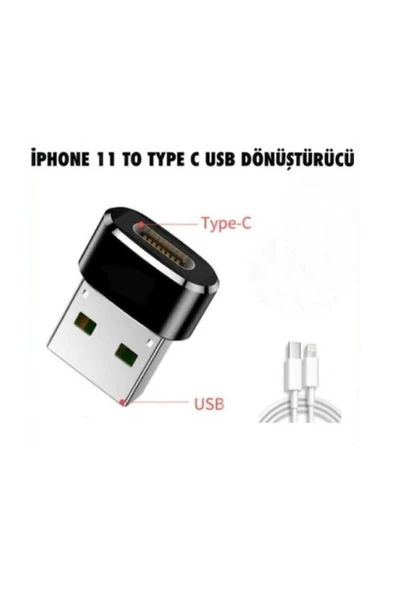 KingPower Iphone 11 Yeni Nesil Başlık Aparatı (type-c To Usb Dönüştürücü Otg Çevirici) Iphone11aparat - 2