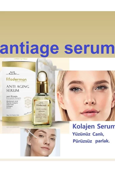 Fitoderman Yaşlanma Karşıtı, Nemlendirici Anti Aging Yüz Serumu 30 ml - 3