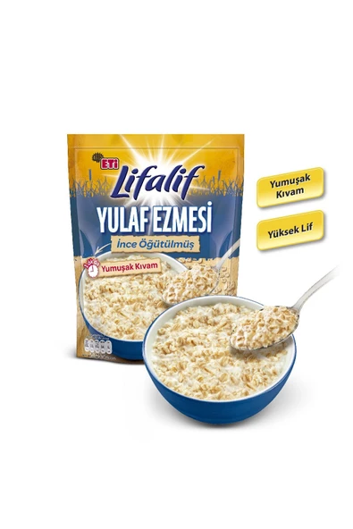 Eti Lifalif İnce Öğütülmüş Yulaf Ezmesi 350 g x 3 Adet - 3