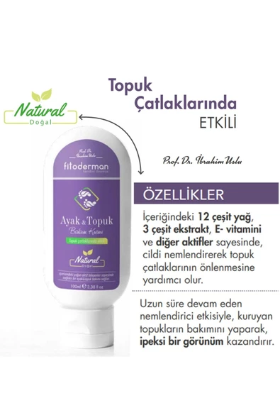 Fitoderman Yumuşatıcı & Topuk Çatlaklarında Etkili Ayak Ve Topuk Bakım Kremi 100 ml - 2