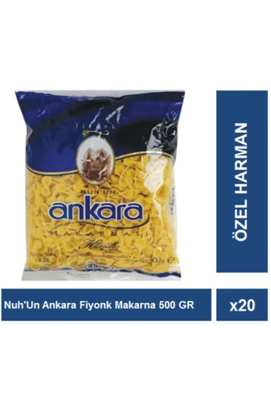 Nuh'un Ankara Fiyonk Makarna 500 Gr X 20 Adet (oguz Trade Garantisiyle)