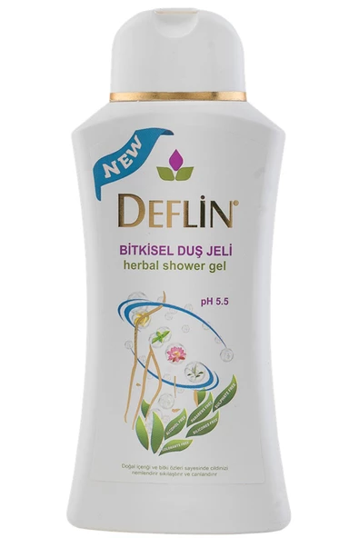 DEFLİN Nemlendirici Canlandırıcı Duş Jeli, Dünyanın Mucizevi Bitki Özlerinden 300 ml