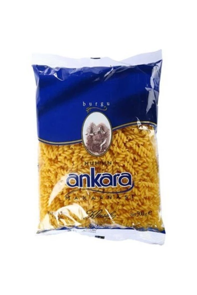 Ankara Makarna Ankara Burgu 500 G x 20 Adet 10 Kg