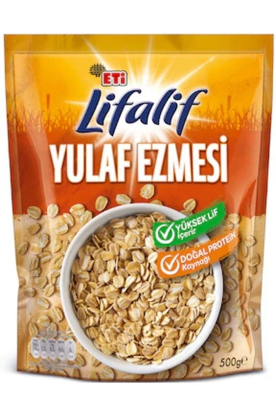 Eti Lifalif Yulaf Ezmesi 500 g x 8 Adet - 3