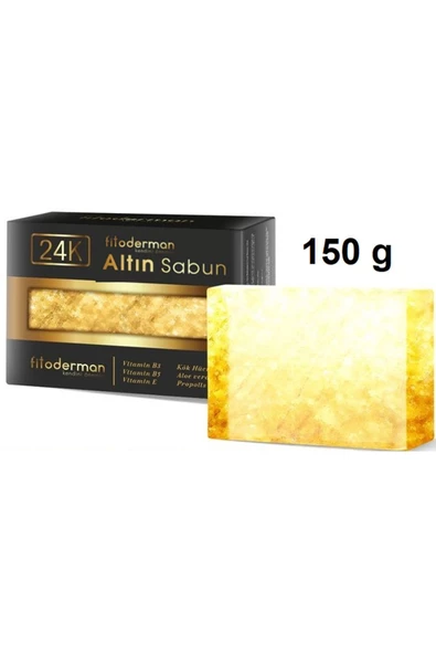 Fitoderman Doğal E Vitaminli & 24k Altın Yüz Sabunu 150 gr - 4