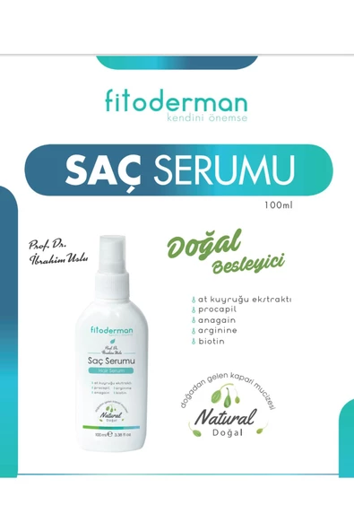 Fitoderman Saç Uzatıcı Besleyici Güçlendirici Dökülme Karşıtı Saç Bakım Serumu 100 ml X 2 Adet - 3