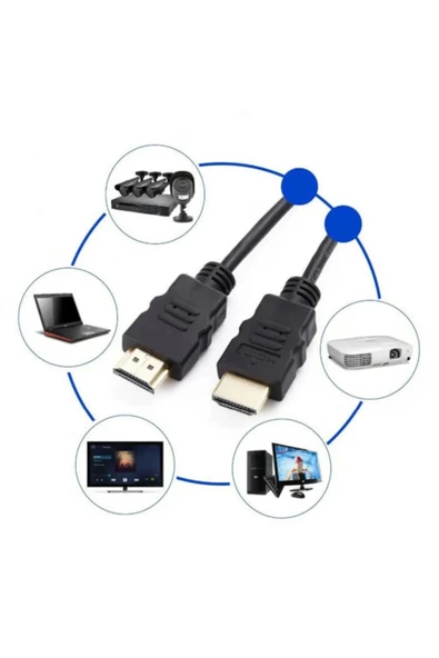 T18 1.5 Metre 1.kalite 3d 4k Full Hd Hdmi Tv Uydu Alıcısı Kablosu - 2