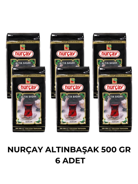 NURÇAY ALTINBAŞAK ÇAYI 500 GR - 6 ADET