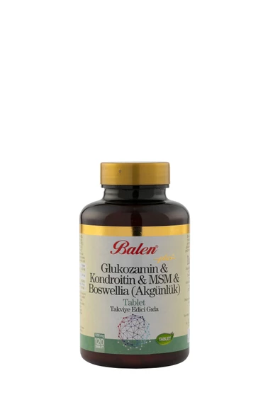Balen Glukozamin Kondroitin Msm Boswelia Tablet 1200 Mg  120 Tablet