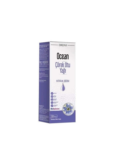 Ocean Çörek Otu Yağı Soğuk Sıkım 150 ml ürün görseli