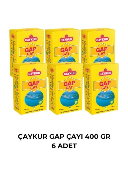 ÇAYKUR GAP ÇAYI 400 GR - 6 ADET