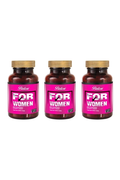 Balen For Women Bitki Karışımı 620 Mg 120 Kapsül X 3 Adet