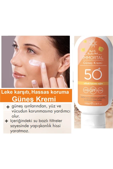 Fitoderman İmmortal Koyu Leke Karşıtı SPF 50 Yüz Güneş Kremi 100 ml - 2