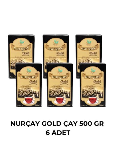 NURÇAY GOLD HEDİYELİK 500 GR - 6 ADET