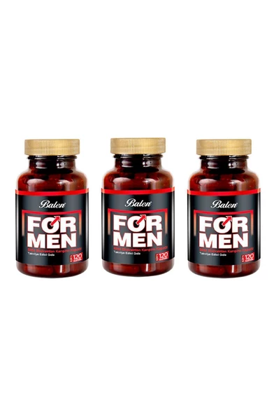 Balen For Men Bitki Karışımı 634 Mg 120 Kapsül X 3 Adet