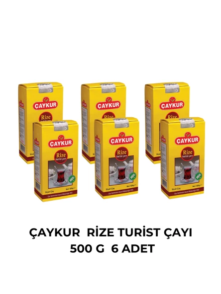 ÇAYKUR TURİST ÇAYI 500 GR - 6 ADET