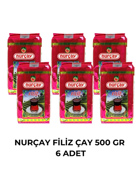 NURÇAY FİLİZ ÇAYI 500 GR - 6 ADET