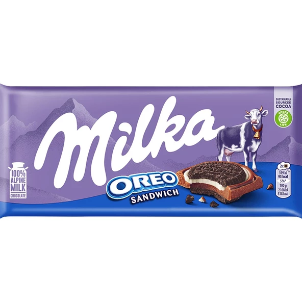 Milka Oreo Sandwich Tablet Çikolata 92 gr - 6 Adet