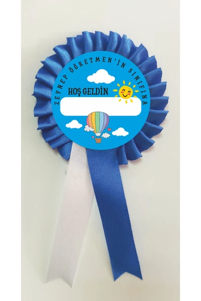 yıldızkurdelaankara SINIFINA HOŞGELDİN SATEN KOKART ROZET 10 ADET - 1