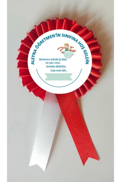 yıldızkurdelaankara SINIFINA HOŞGELDİN SATEN KOKART ROZET 10 ADET ürün görseli