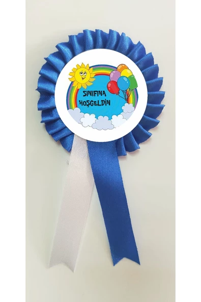 yıldızkurdelaankara Sınıfına Hoşgeldin Saten Kokart Rozet 10 Adet ürün görseli