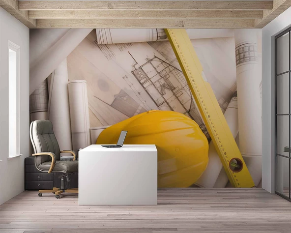 Baret Terazi Gayrimenkul Emlak ve Gayrimenkul Duvar Kağıdı Baskı - Resim 3