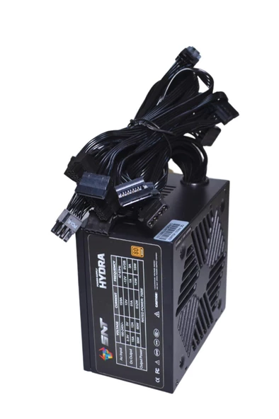 SNT Hydra-B 750W 80+ Bronze Siyah Kasa Power Supply - 3