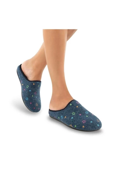 Muya Missy 32907-030 Kadın Kışlık Ev Terliği Lacivert 36-40