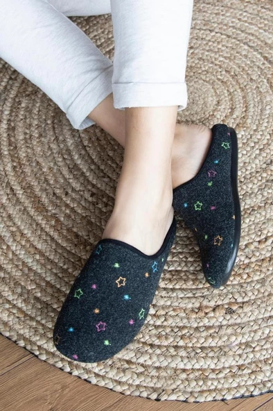 Muya Missy 32907-001 Kadın Kışlık Ev Terliği Siyah 36-40