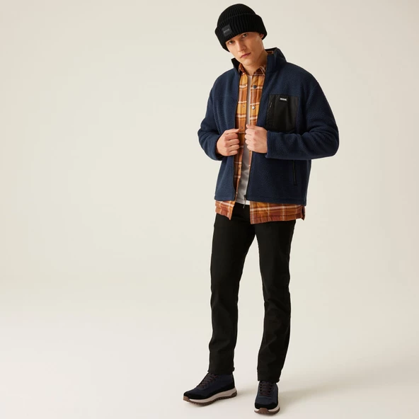 Regatta Frankie Borg Fleece Erkek Polar-LACİVERT - 9