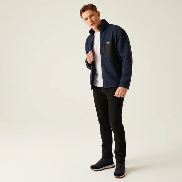 Regatta Frankie Borg Fleece Erkek Polar-LACİVERT - 7