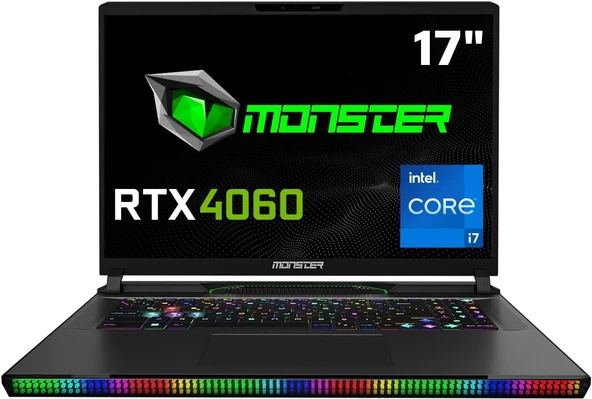 Monster Semruk S7 V9.1 i7-13700HX 32 GB 1 TB SSD RTX4060 17" FreeDOS Gaming Laptop