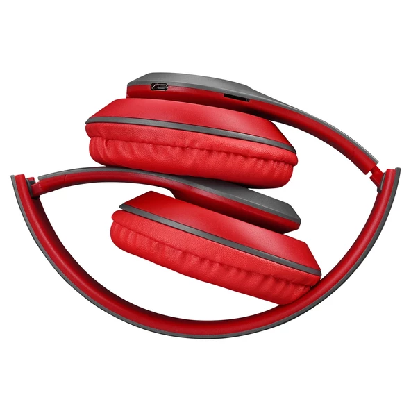 Kulaklık Bluetooth Sd Kart Destekli Hytech HY-XBK85 Kırmızı - 5
