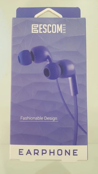 Kulaklık Mikrofonlu Escomgold TK-40 Mavi ürün görseli