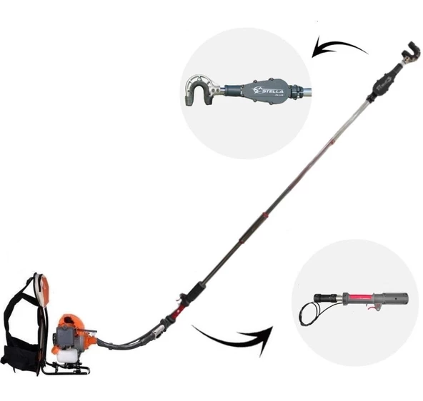 Stella Plus SP-900 Benzin Motorlu Zeytin Hasat Makinesi 3.1 Hp