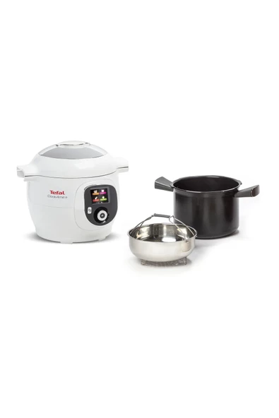 TEFAL Cook4me Akıllı Çoklu Pişirici, Multicooker, Yüksek Basınçlı Pişirici, 150 Tarif, Cy851130 - 5