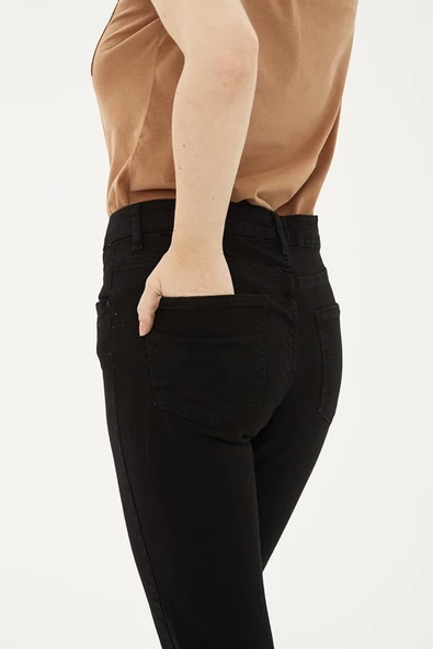 FASHION FRIENDS KADIN DENİM PANTOLON 24K0565K1 - 8