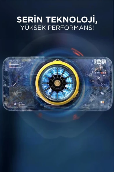 Torima ACC-20 Cep Telefonu Soğutma Fanı Gamer Oyuncu Radyatör Soğutucu - 4