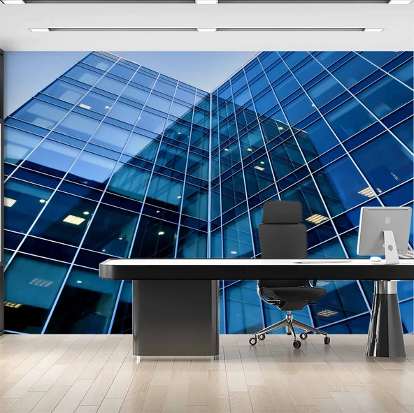 Apartman Projesi Gayrimenkul Emlak ve Gayrimenkul Duvar Kağıdı Baskı - Resim 2