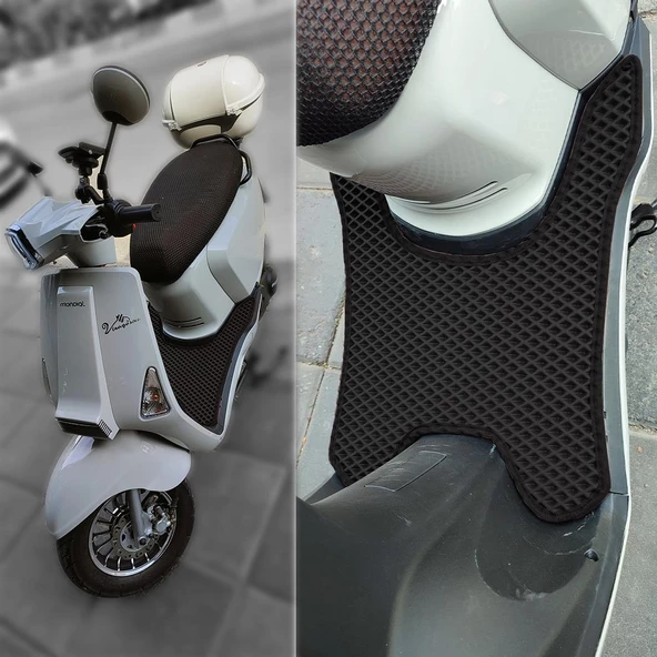 Bod Mondial Virago i 50cc Motor 3D Havuzlu Paspas Siyah - Resim 3