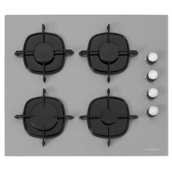 Silverline BO6503S01 - CS5335S01 - 3457 Soho 60 Gri Cam Ankastre Set - 9