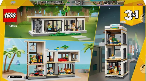 LEGO Creator 3’ü 1 Arada Modern Ev 31153