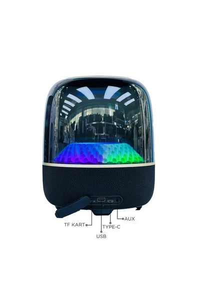 Torima D33 Siyah Taşınabilir Kablosuz Bluetooth Hoparlör - 3