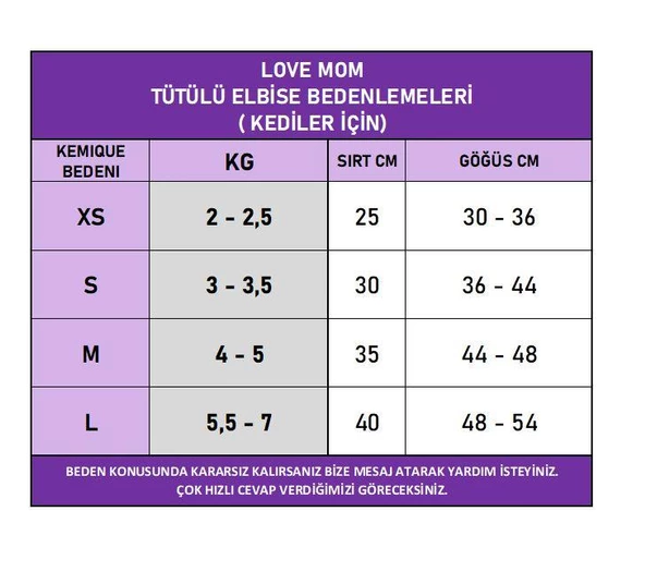 PINK Love Mom Tütülü Kedi Elbisesi, Kıyafeti Tutu - 3