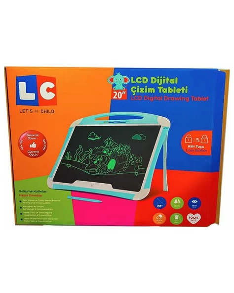 Enfal Oyuncak Lc Dijital Çizim Tableti 20 Inç Pembe ENF30958